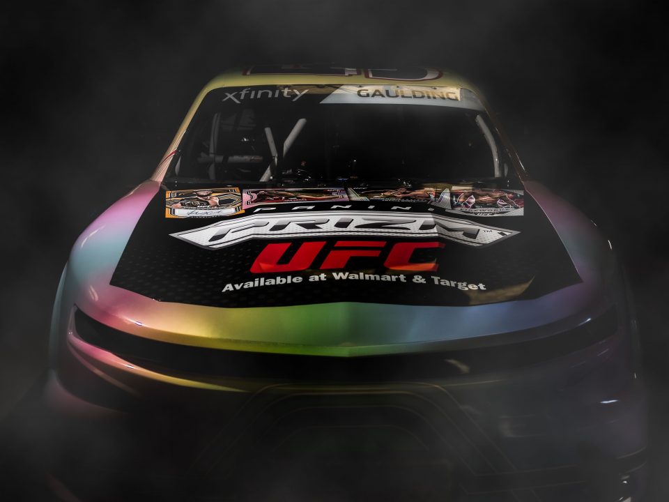 PANINI AMERICA UNVEILING NEW UFC PAINT SCHEME FOR TALLADEGA XFINITY SERIES RACE TO CELEBRATE LAUNCH OF 2021 UFC PRIZM