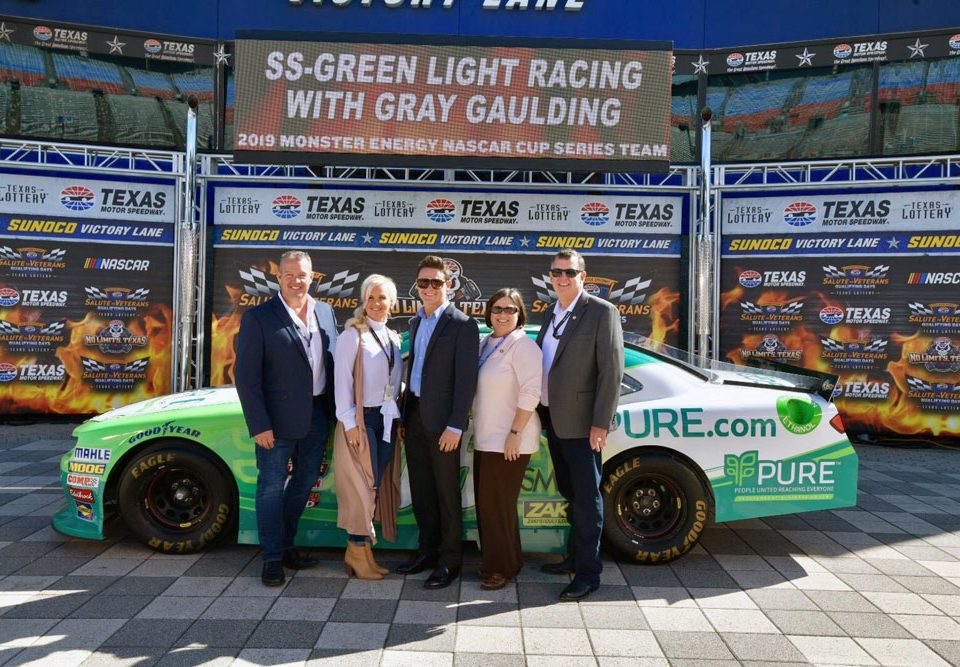NASCAR driver Gray Gaulding unveils partnership with SS Greenlight and PURE