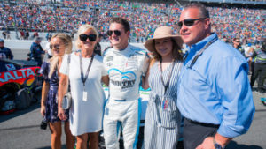 Gray Gaulding and Family at the Daytona 500 2018