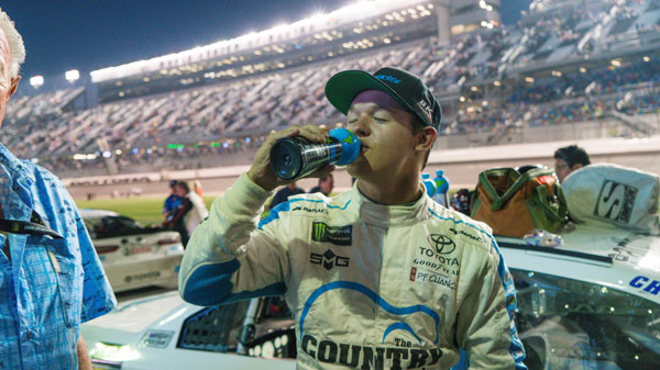 Gray Gaulding and Earthwater at the Daytona 500 2018