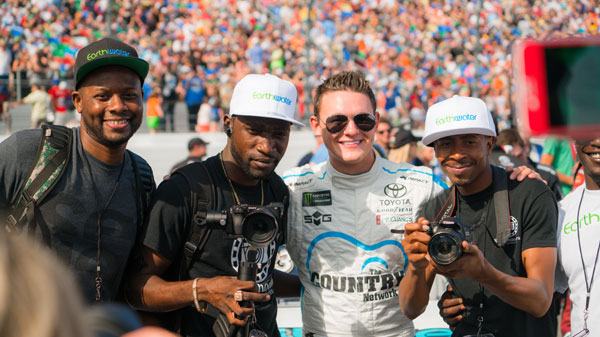 Gray Gaulding and Earthwater at the Daytona 500 2018