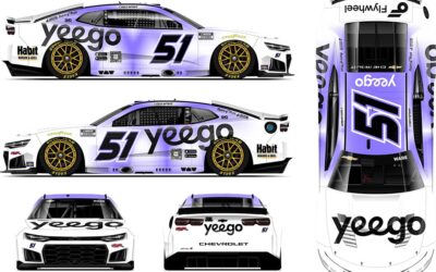 Yeego.ai and Habit Burger & Grill Debut with Rick Ware Racing at Las Vegas Motor Speedway